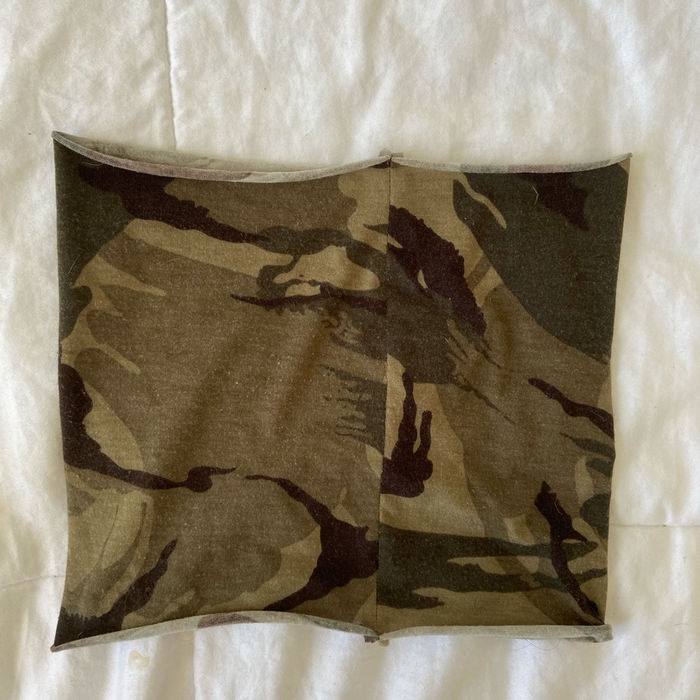 Camo tube top